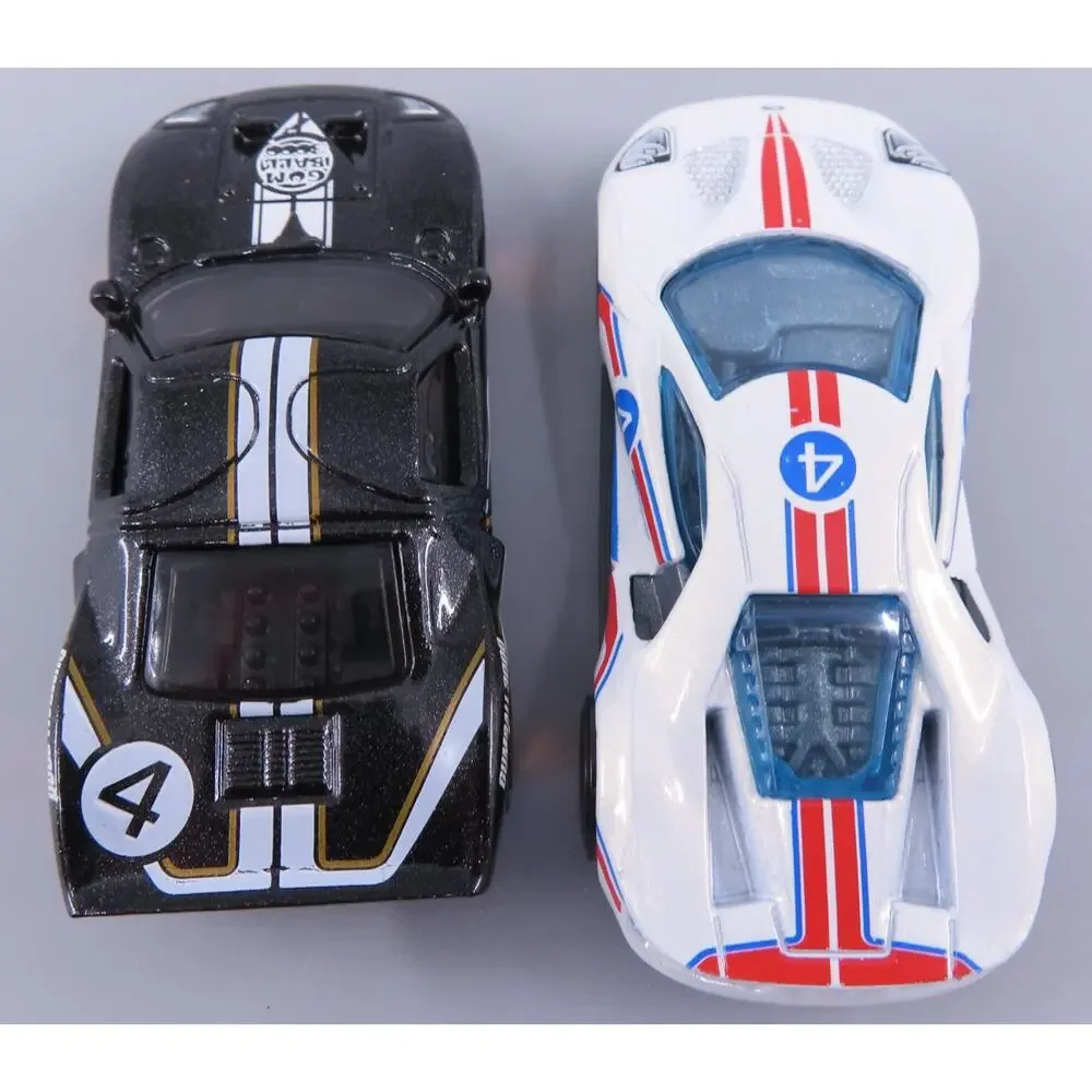 Hot Wheels FORD GT-40 & '17 Ford GT LOT of 2 Loose 1:64 Diecast Cars Mattel